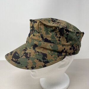 Sekri Industries USMC Marpat Woodland Camo‎ Hat Marine Corps Size Small